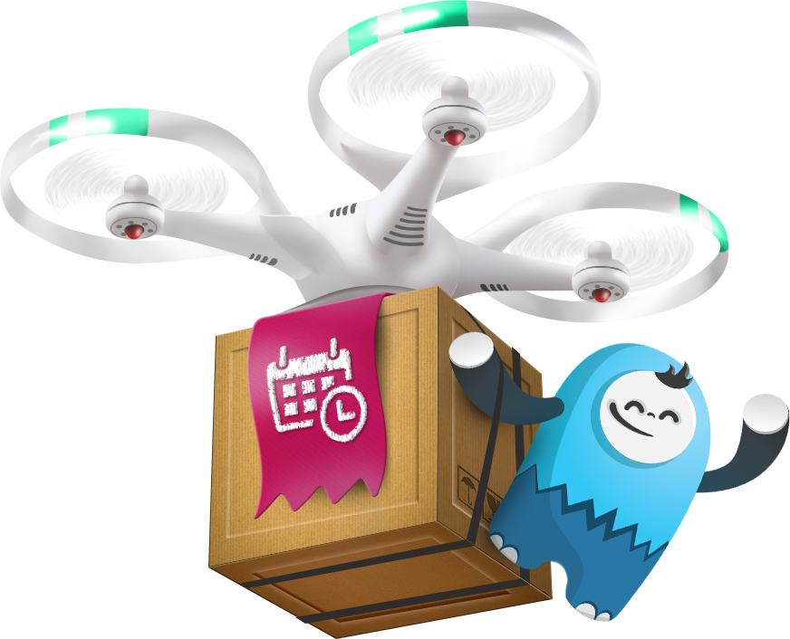 Taison mascot delivery image