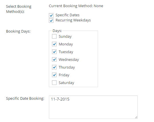 Turn your WooCommerce store into a booking platform -Specific Dates with Recurring Weekdays