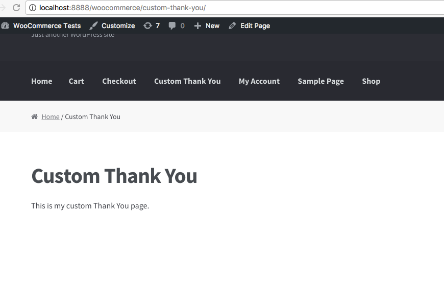 Customize WooCommerce Thank You page - WooCommerce Custom Thank You Page