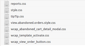 Css folder - Upcoming Release v5.0 of Abandoned Cart Pro for WooCommerce