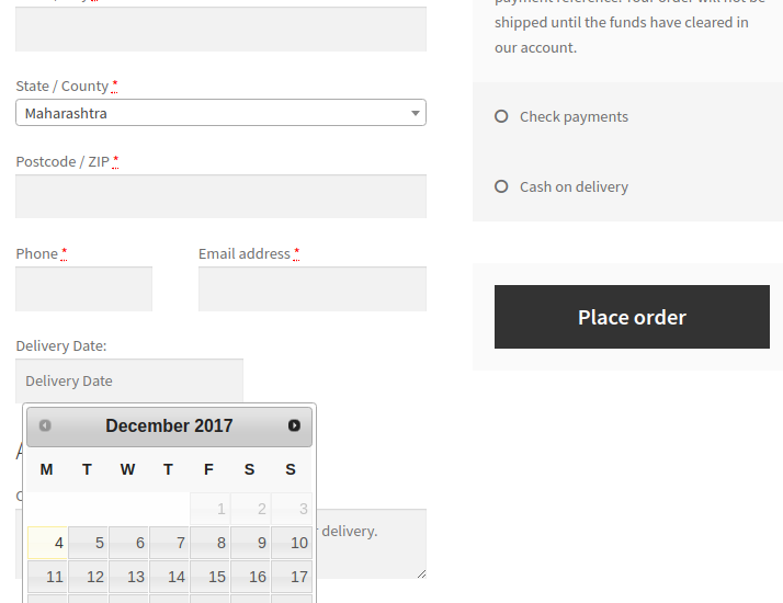 How to add custom fields on WooCommerce Checkout page | tychesoftwares.com