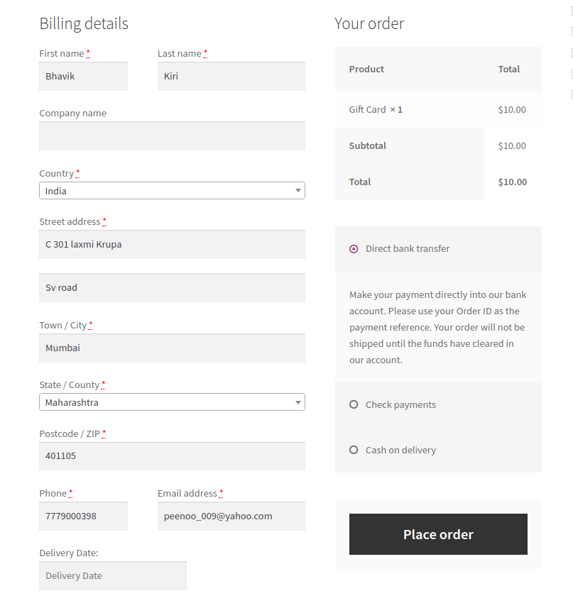 Add custom fields on WooCommerce Checkout page