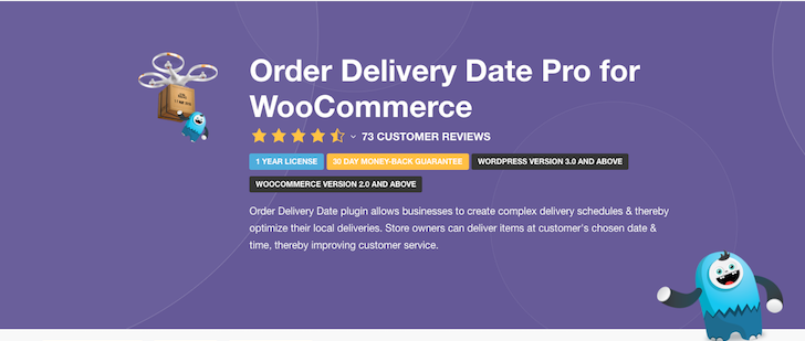 order delivery date pro for woo commerce