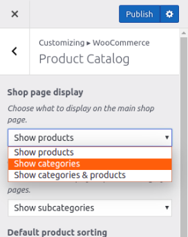WooCommerce Product Catalog - hide woocommerce categories