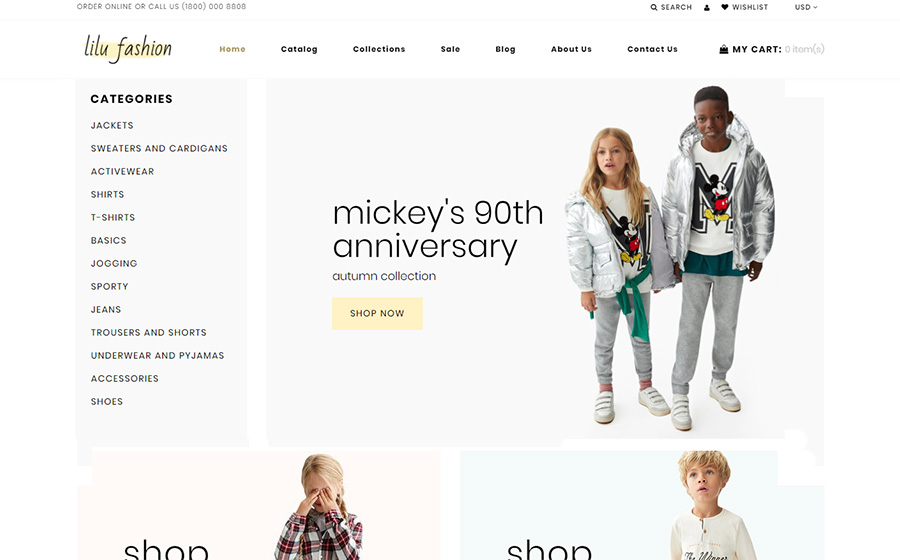 Top 15 Clothing Store Templates for e-Commerce - Tyche Softwares