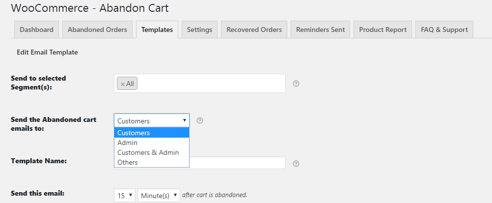 Choosing Who Should Receive Abandoned Cart Emails - Tyche Softwares