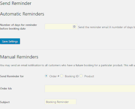 Send Automatic Booking Reminder emails gif