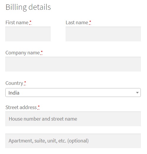Make fields required or optional on the WooCommerce Checkout page - Make Company field required