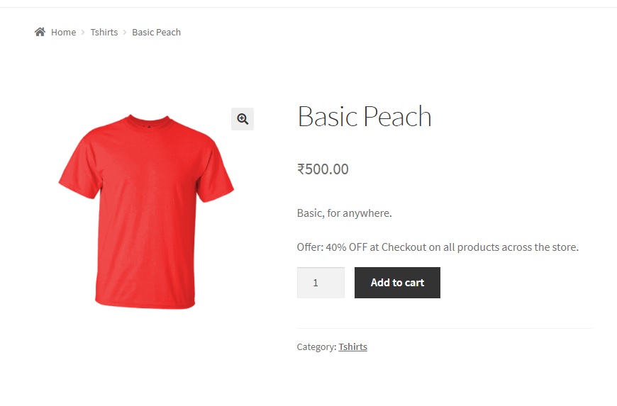 How to add text below the short description of the Product in WooCommerce - Added text to short description example2