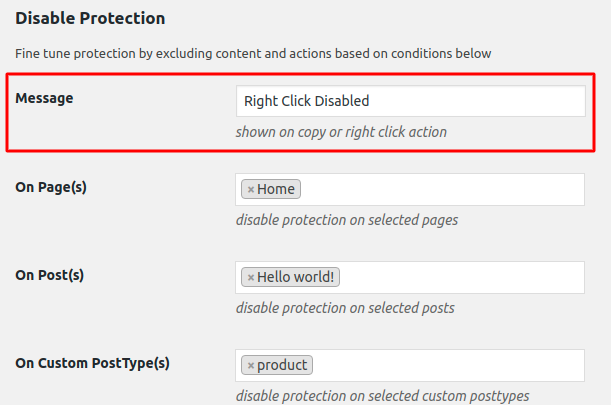 Disable right click on the site to add more protection and block direct access to browser tools gif