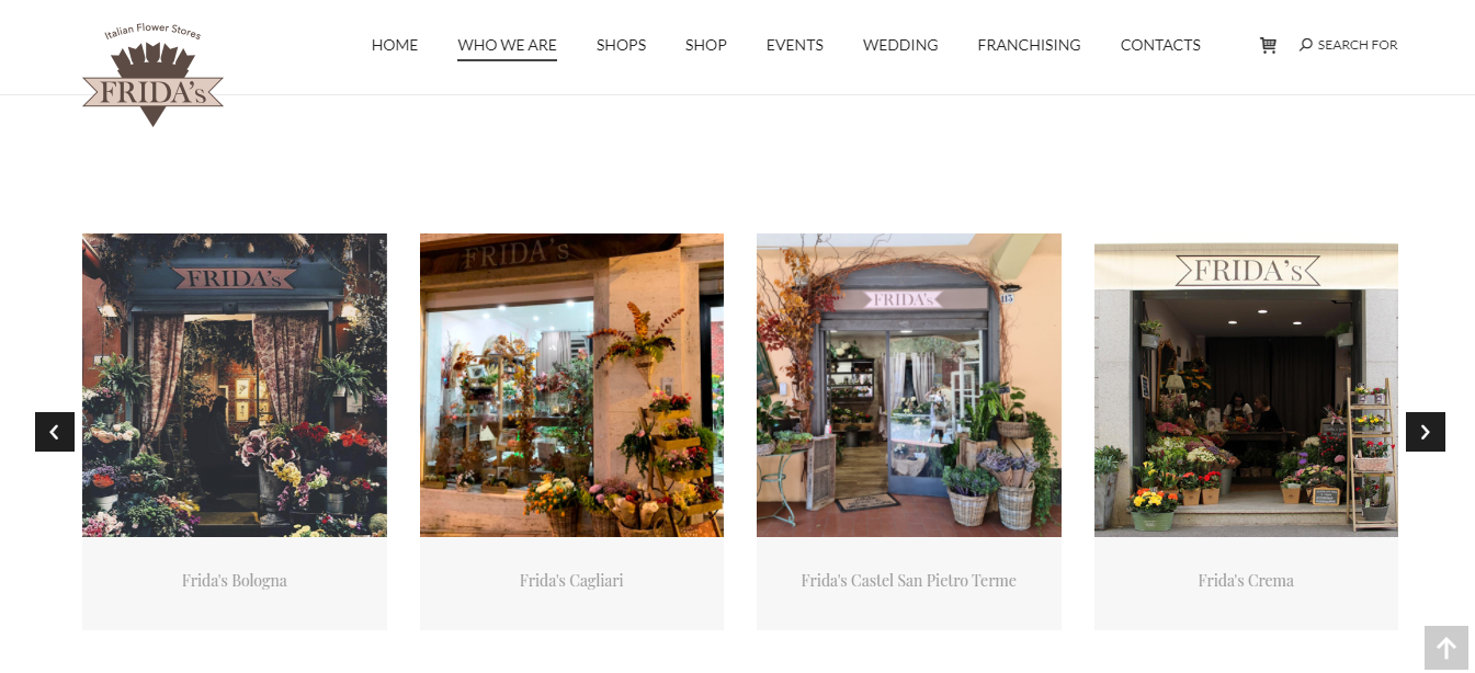 A flower brand with various branches in Italy: Story of how Frida's handles their online flower deliveries - Tyche Softwares