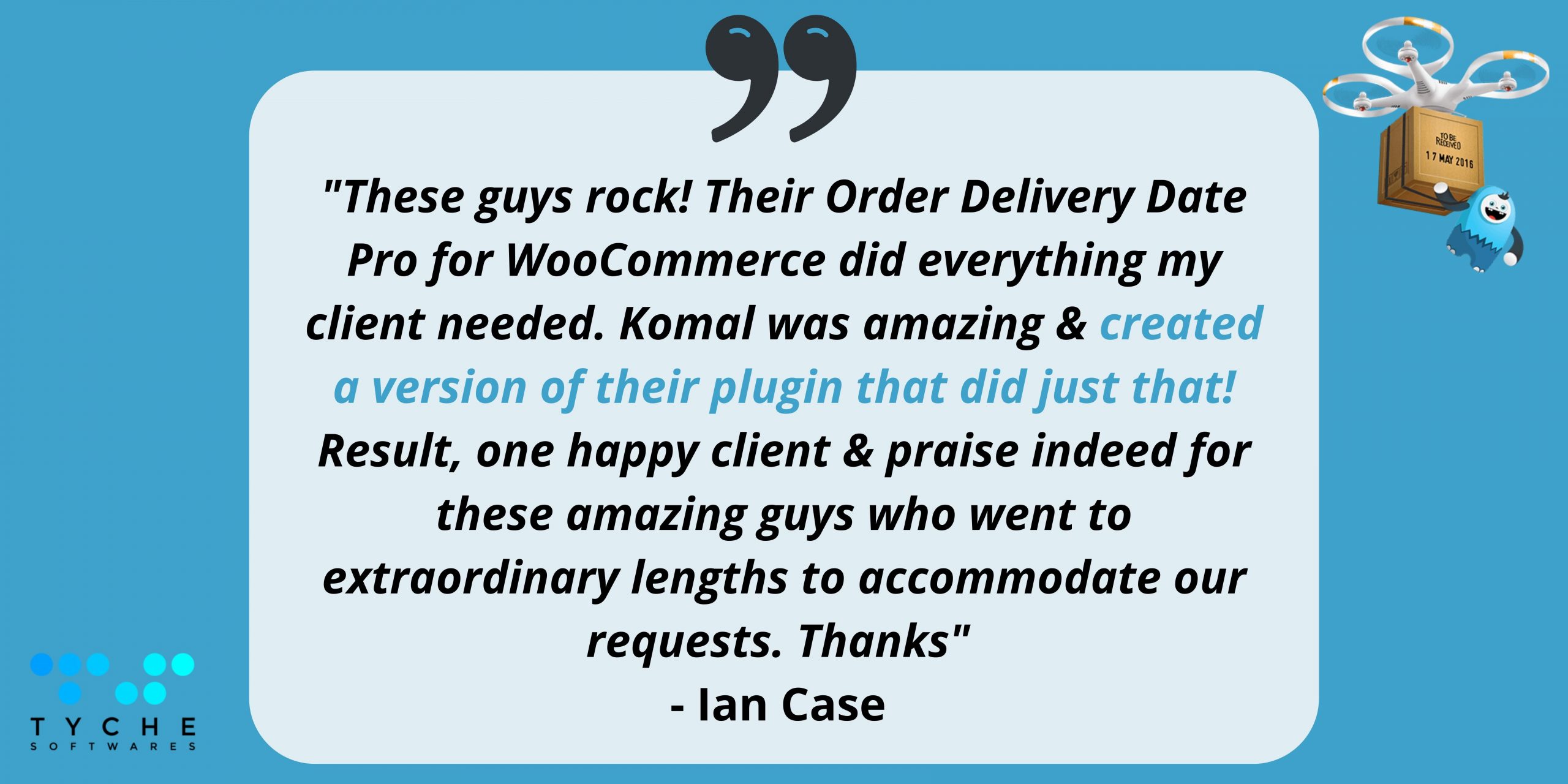 Customers reviews/feedback on One year with Order Delivery Date Pro will transform your business | Tychesoftwares.