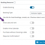image showing general settings for Rental System Addon for WooCommerce Booking and Appointment Plugin | tychesoftwares.com
